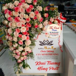 Kệ hoa mừng khai trương 2