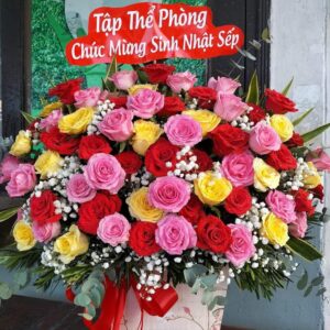 Giỏ hoa mừng sinh nhật